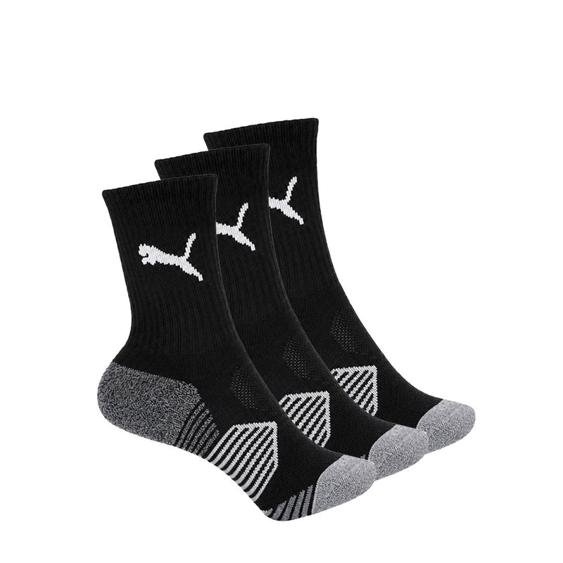 Puma - Unisex Essential Crew Cut 3 Pack Golf Socks (858563 02)