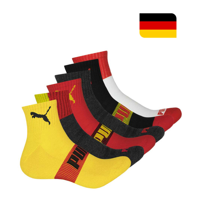 Puma - Unisex Germany 6 Pack 1/4 Crew Socks (P602683 612)