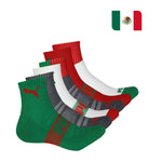 Puma - Unisex Mexico 6 Pack 1/4 Crew Socks (P602683 312)