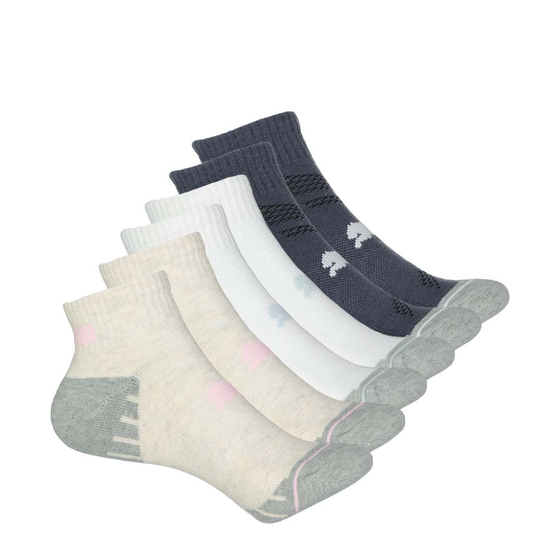Puma - Women's 6 Pack 1/4 Crew Socks (P601200 275)