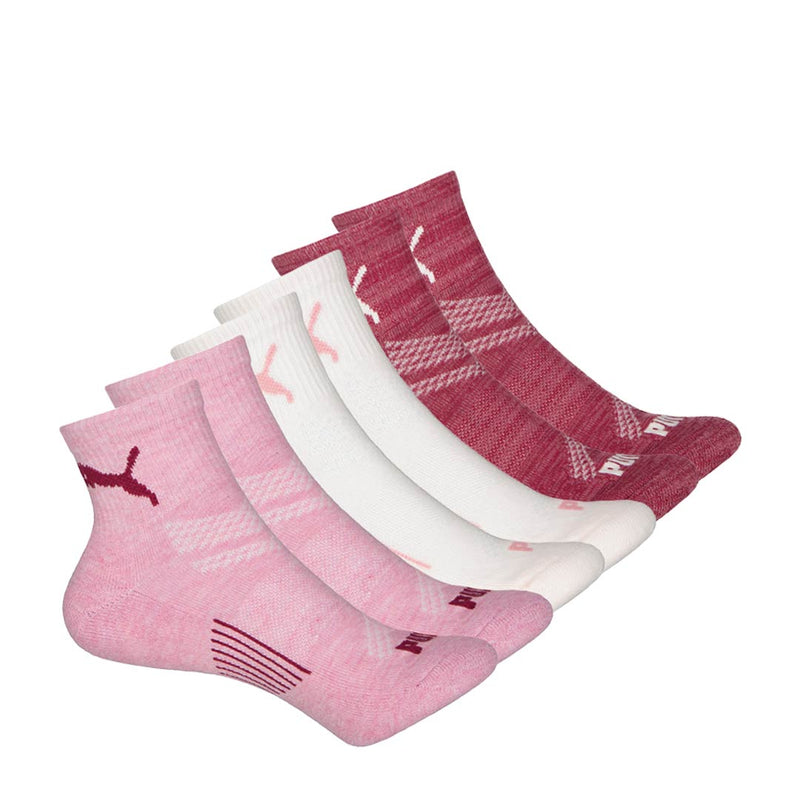 Puma - Women's 6 Pack 1/4 Crew Socks (P601592 678)