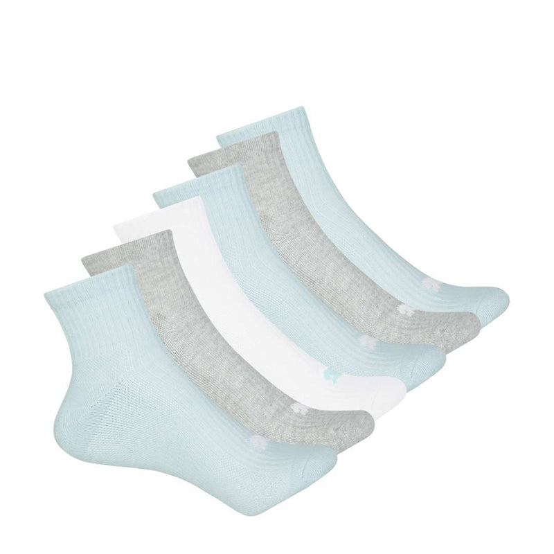 Puma - Women's 6 Pack 1/4 Crew Socks (P601595 450)