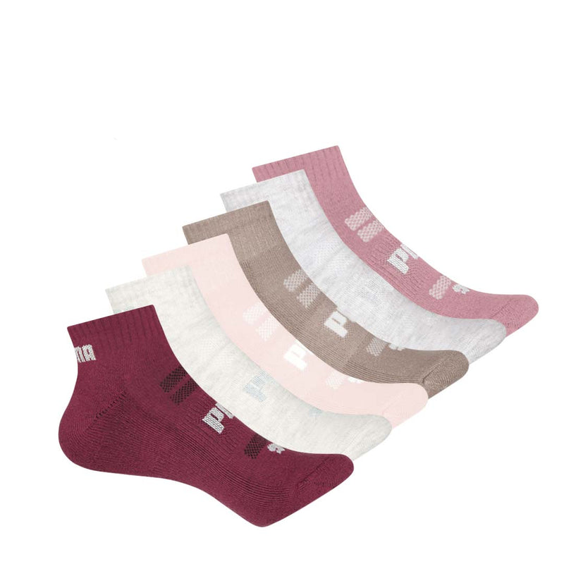Puma - Women's 6 Pack 1/4 Crew Socks (P602239 690)