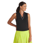 Puma - Women's Cloudspun Piped Sleeveless Golf Polo (623912 05)
