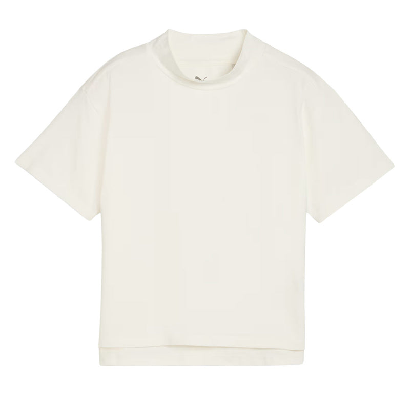 Puma - Women's Charlotte Modalon Mock Neck Short Sleeve Golf Top (633754 02)