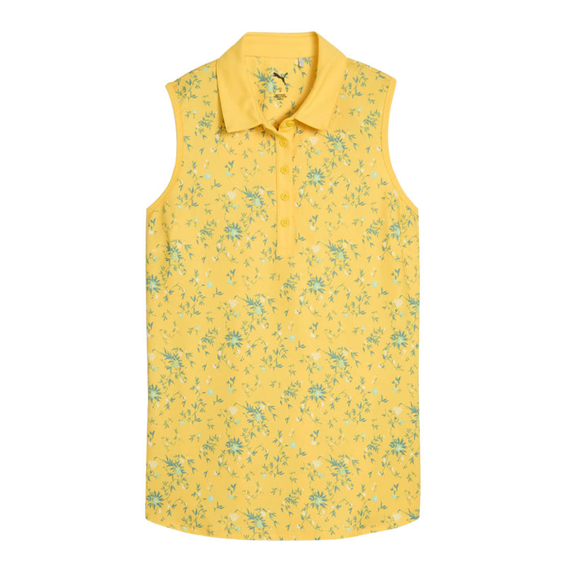 Puma - Women's Cloudspun Garden Floral Sleeveless Polo (629432 02)