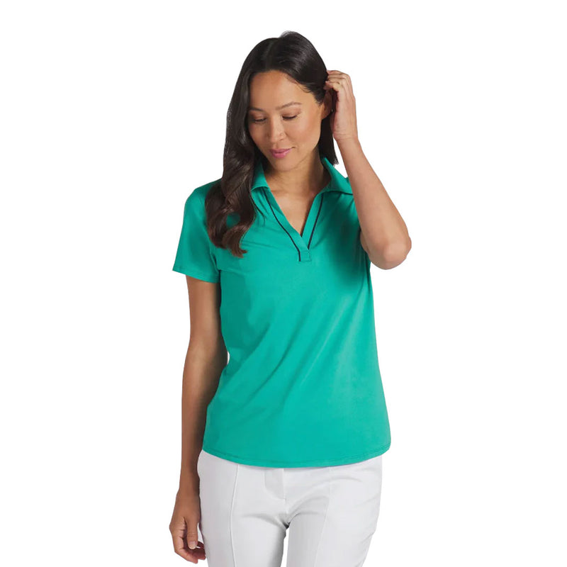 Puma - Women's Cloudspun Piped Golf Polo (623911 09)