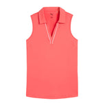 Puma - Women's Cloudspun Piped Sleeveless Golf Polo (623912 20)