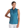 Puma - Polo à carreaux Cloudspun pour femme (623919 02)