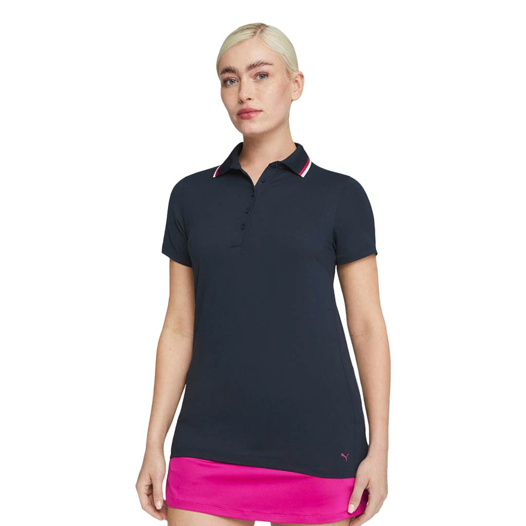 Puma - Women's Cloudspun Tipped Short Sleeve Polo (622155 03)