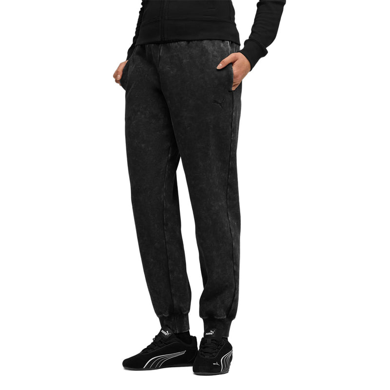 Puma - Women's Elevated Essentials Acid Wash Fleece Sweatpant (688104 01)