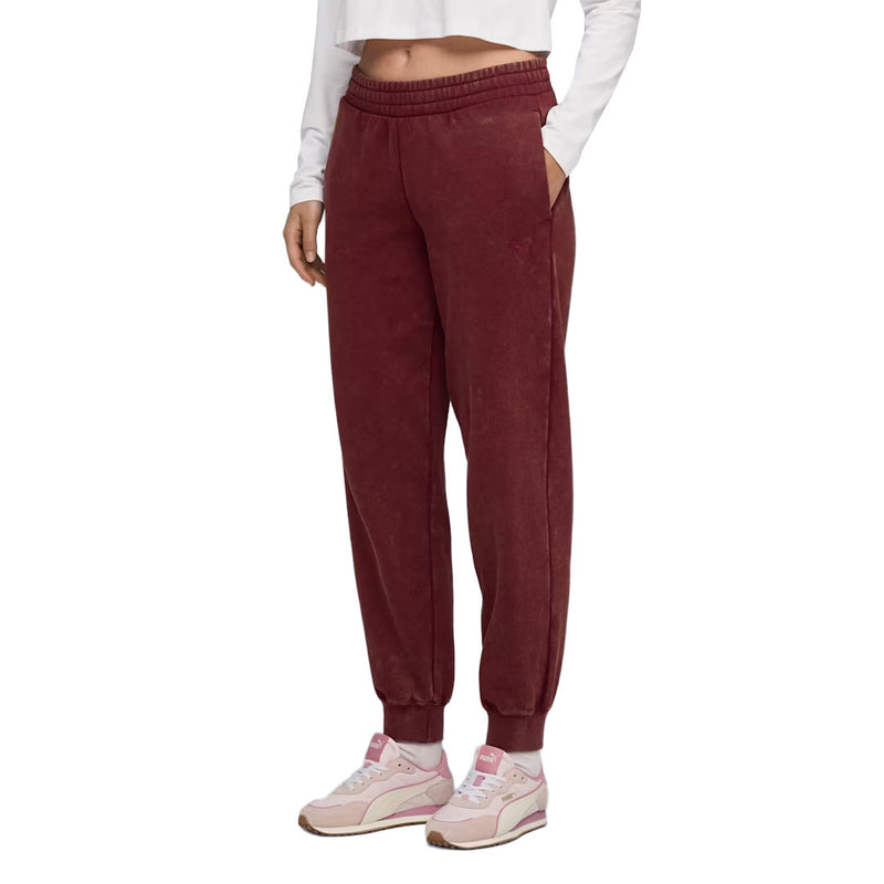 Puma - Women's Elevated Essentials Acid Wash Fleece Sweatpant (688104 96)