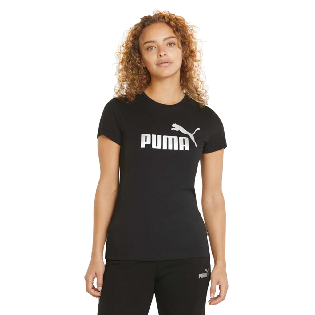 Puma - Women's Essential Metallic Logo T-Shirt (848303 51)