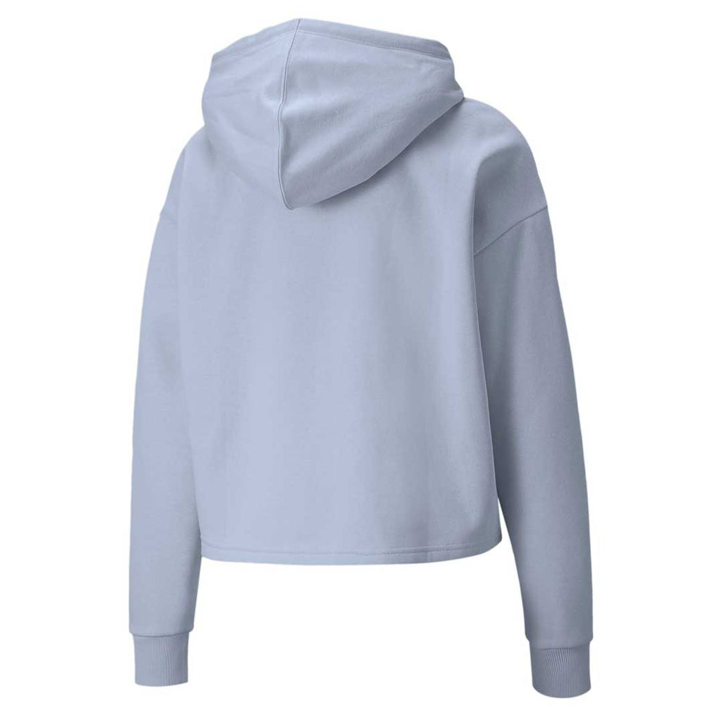 Puma - Sweat à capuche court avec logo Essentials pour femme (586870 83)