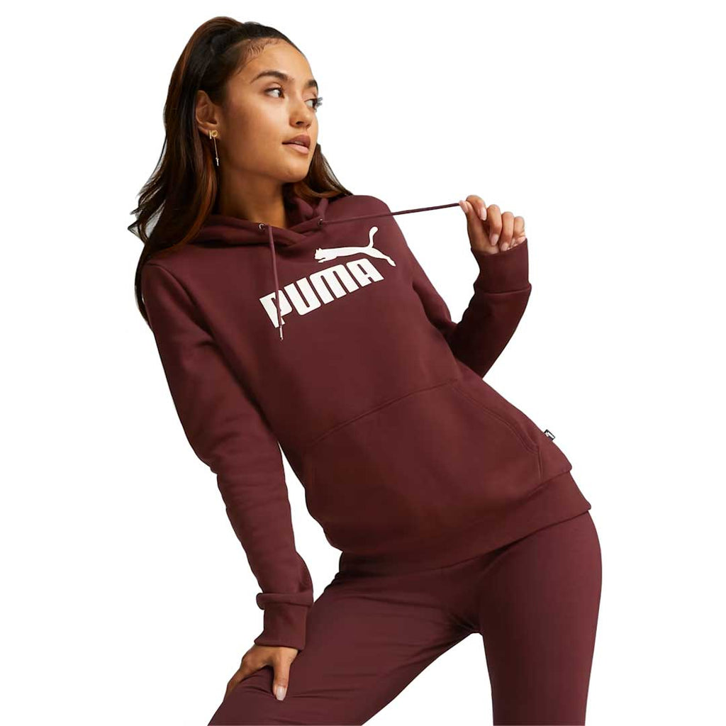 Puma - Sweat à capuche en polaire Essentials Logo pour femme (586789 50) 