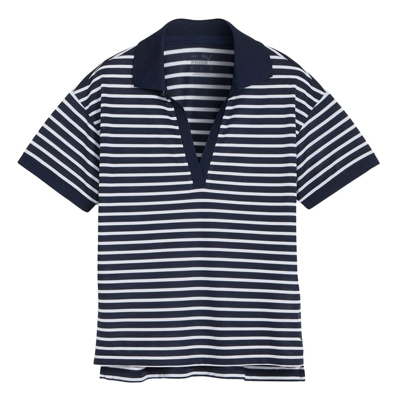 Puma - Women's Everyday Stripe Pique Golf Polo (623914 05)