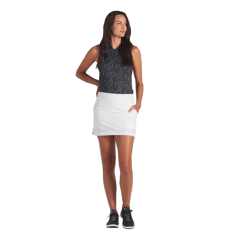 Puma - Women's Leopard Pique Range Sleeveless Golf Polo (623921 01)