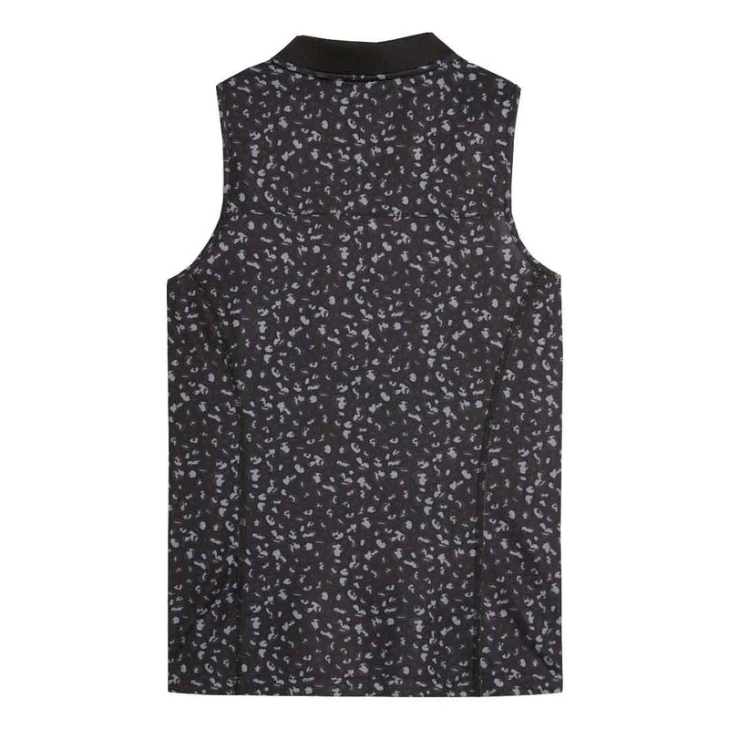 Puma - Women's Leopard Pique Range Sleeveless Golf Polo (623921 01)