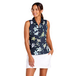 Puma - Women's MATTR Lily Floral Sleeveless Polo (629431 01)