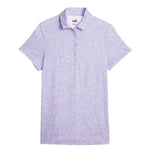 Puma - Women's MATTR Plumeria Short Sleeve Polo (621637 02)