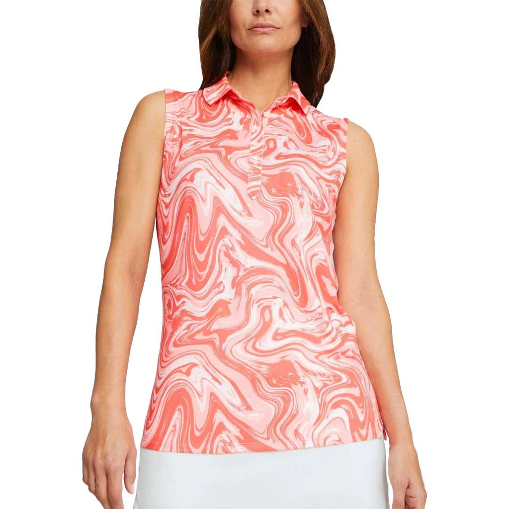 Puma - Women's MATTR Sandstone Sleeveless Golf Polo (621634 02)
