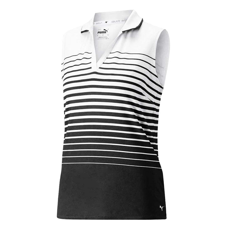 Puma - Women's MATTR Sleeveless Stripe Polo (537496 01)