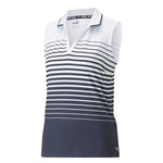 Puma - Women's MATTR Sleeveless Stripe Polo (537496 02)