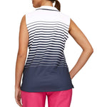 Puma - Women's MATTR Sleeveless Stripe Polo (537496 02)