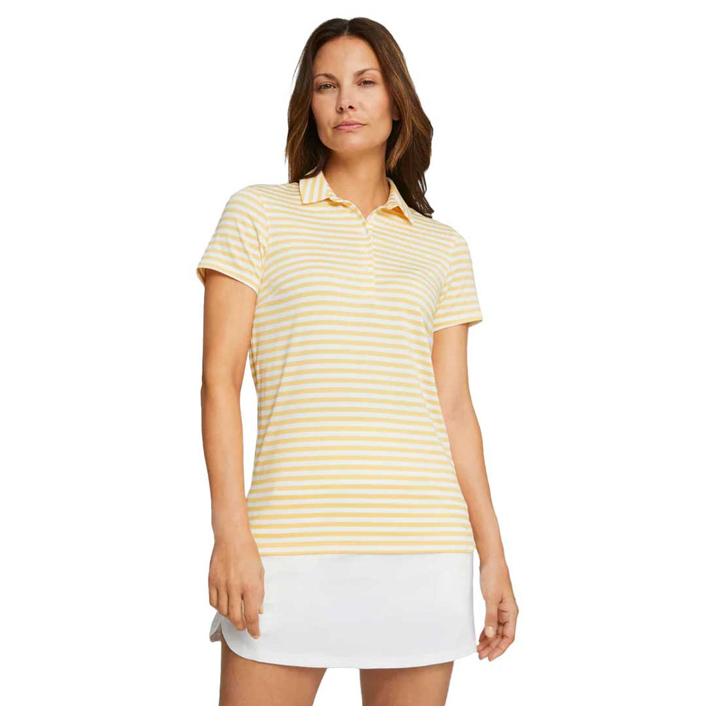 Puma - Women's MATTR Somer Stripe Short Sleeve Golf Polo (621880 05)