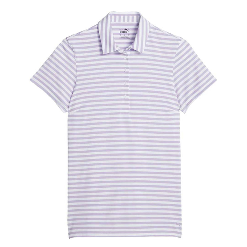 Puma - Women's MATTR Somer Stripe Short Sleeve Golf Polo (621880 06)