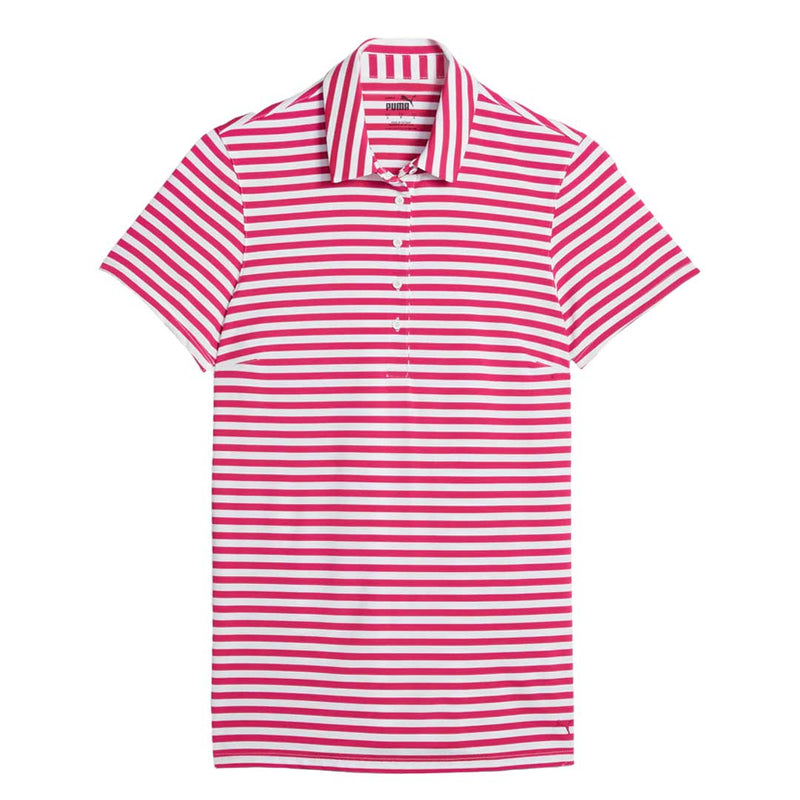 Puma - Women's MATTR Somer Stripe Short Sleeve Golf Polo (621880 07)