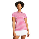 Puma - Women's MATTR Somer Stripe Short Sleeve Golf Polo (621880 07)
