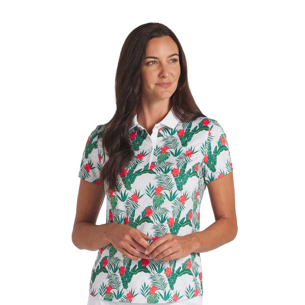Puma - Women's MATTR Tropic Short Sleeve Golf Polo (623925 01)