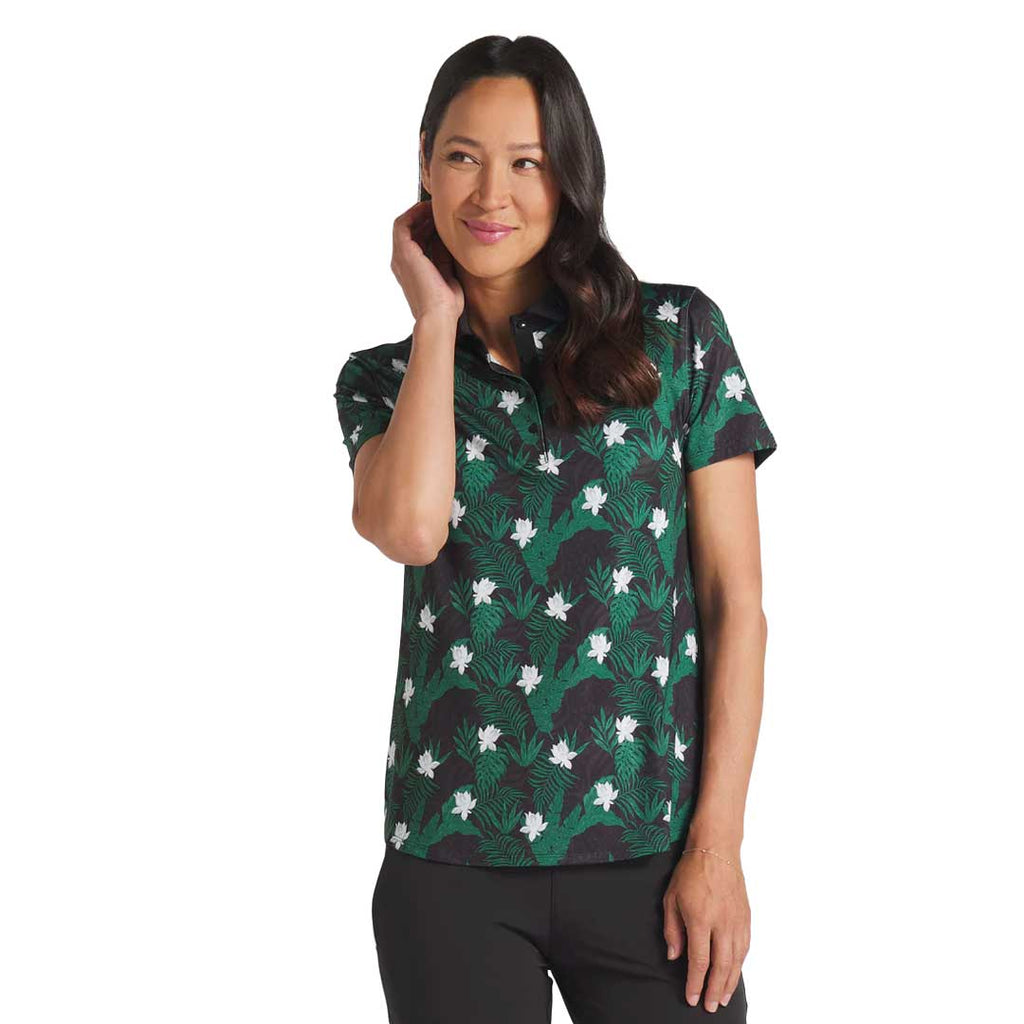 Puma - Women's MATTR Tropic Short Sleeve Golf Polo (623925 02)