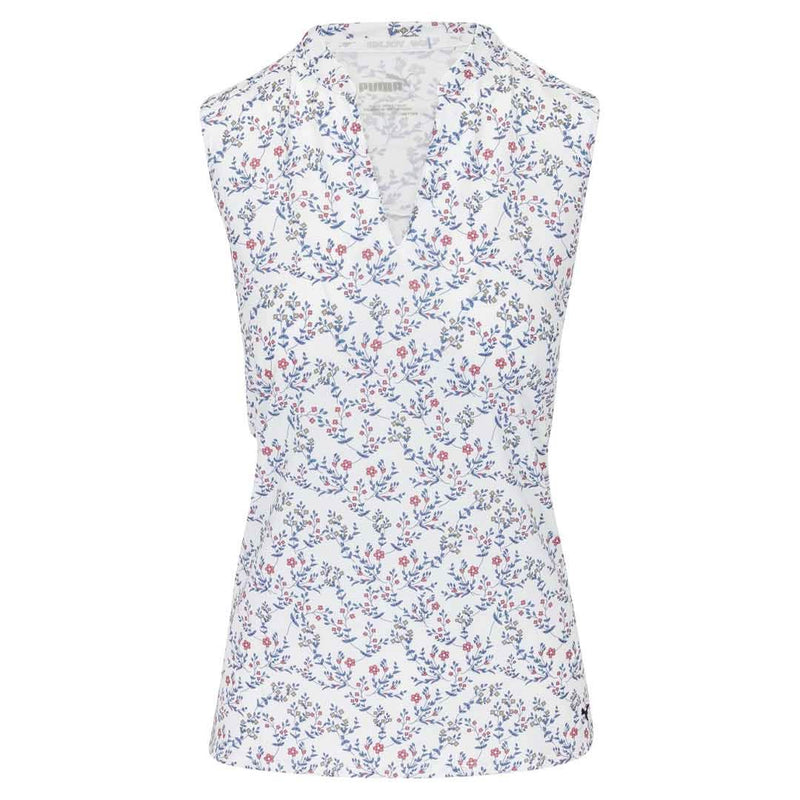 Puma - Women's Mattr Micro Floral Sleeveless Polo (539002 01)