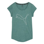 Puma - Women's Performance Heather Cat Short Sleeve T-Shirt (520320 83)