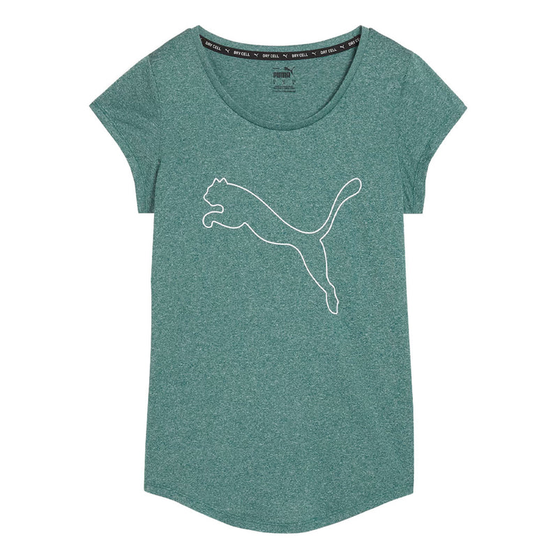 Puma - Women's Performance Heather Cat Short Sleeve T-Shirt (520320 83)