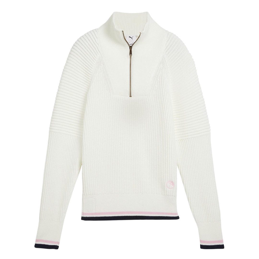 Puma - Women's Puma x Arnold Palmer 1/4 Zip Pullover Golf Sweater