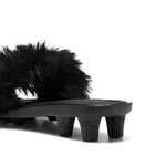 Puma - Women's Puma x Fenty Chic Fur Slides (404768 02)