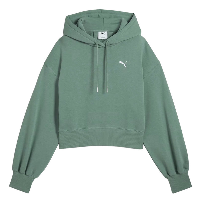Puma - Women's Wardrobe Essentials Relaxed Cropped Hoodie (629746 30)