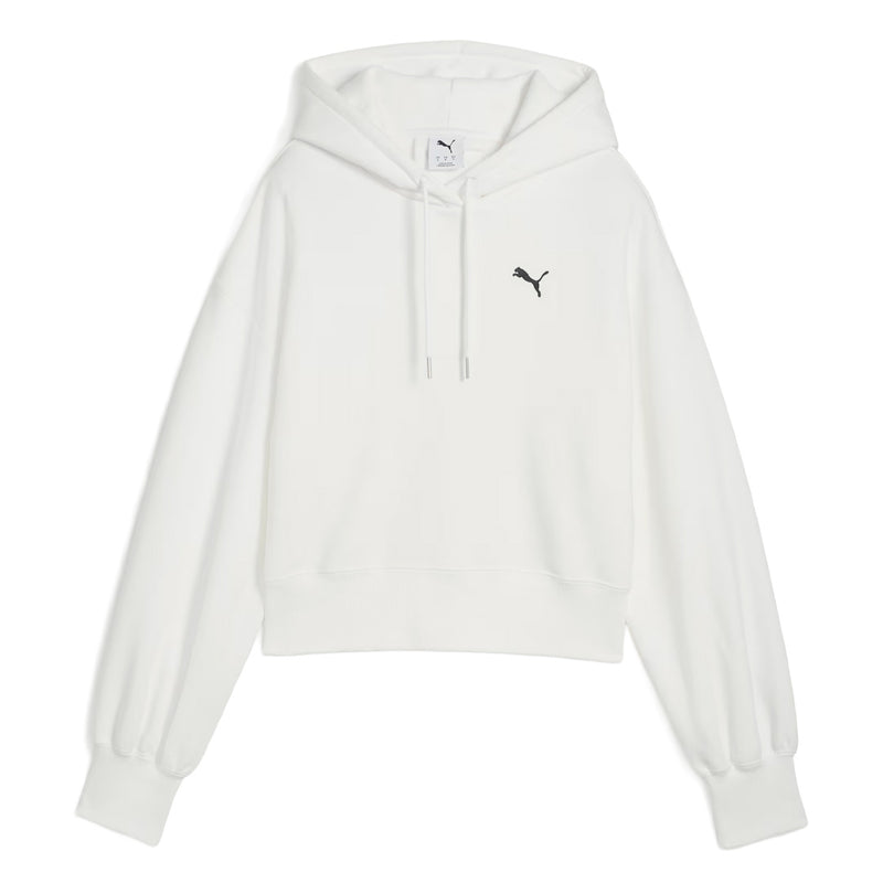Puma - Women's Wardrobe Essentials Relaxed Cropped Hoodie (629746 02)