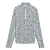 Puma - Women's You-V Leopard Quarter-Zip Golf Sweater (623929 01)