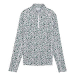 Puma - Women's You-V Leopard Quarter-Zip Golf Sweater (623929 01)