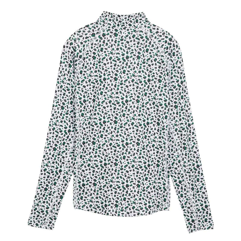 Puma - Women's You-V Leopard Quarter-Zip Golf Sweater (623929 01)