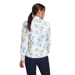 Puma - Women's You-V Lily Floral 1/4 Zip Sweatshirt (629379 02)