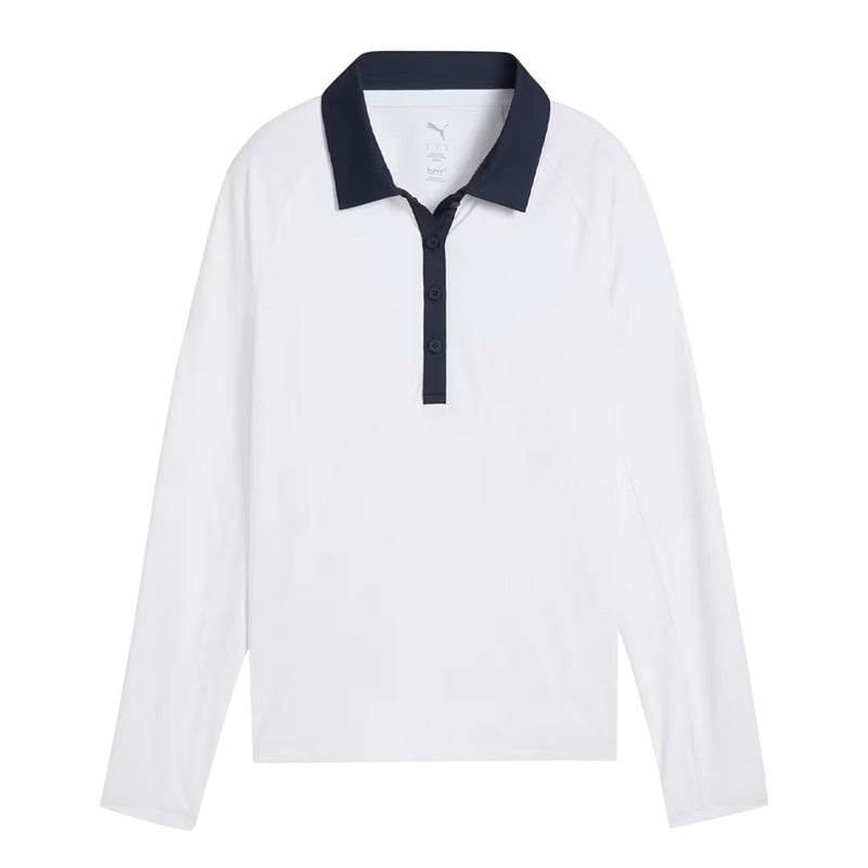 Puma - Women's You-V Long Sleeve Polo (629360 02)