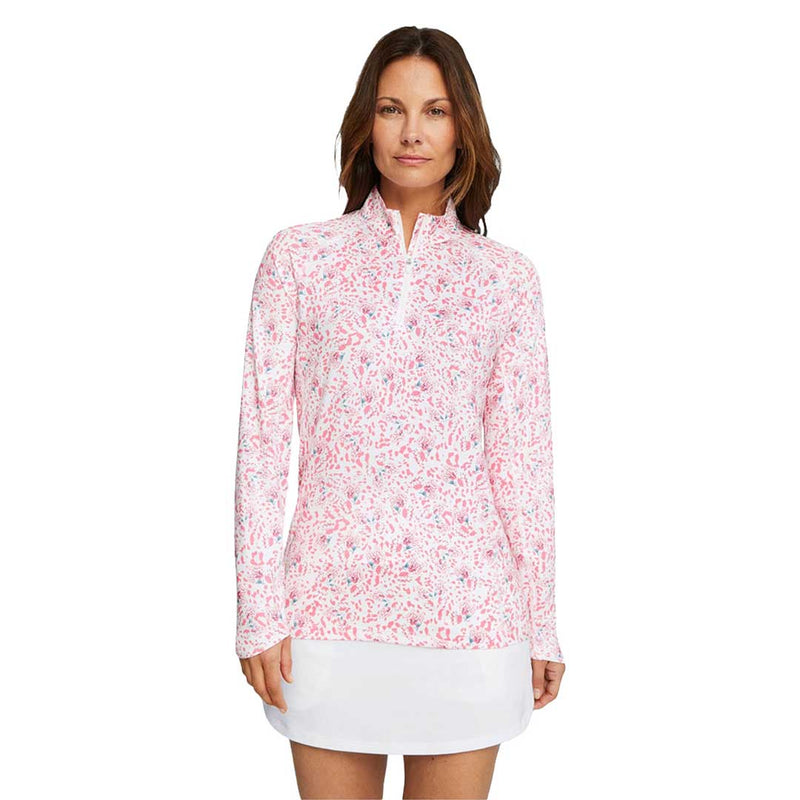 Puma - Women's You-V Mariposa Quarter-Zip Golf Sweater (622792 01)