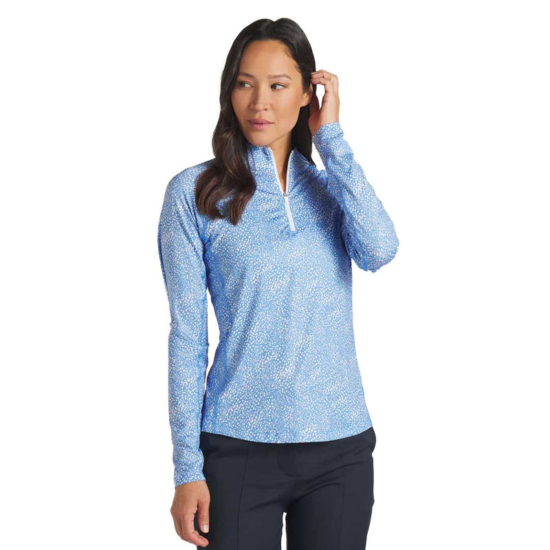 Puma - Women's You-V Microdot Quarter-Zip Golf Sweater (623934 01)