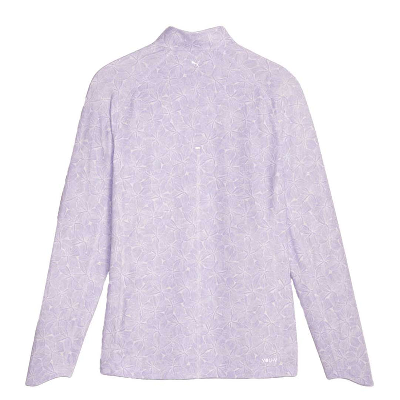 Puma - Women's You-V Plumeria 1/4 Zip Sweater (622788 02)