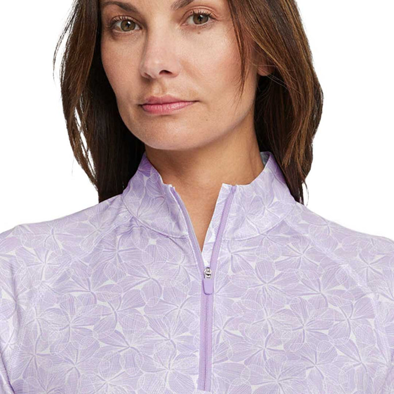 Puma - Women's You-V Plumeria 1/4 Zip Sweater (622788 02)